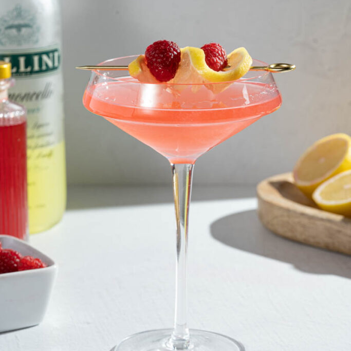 Raspberry Limoncello Martini