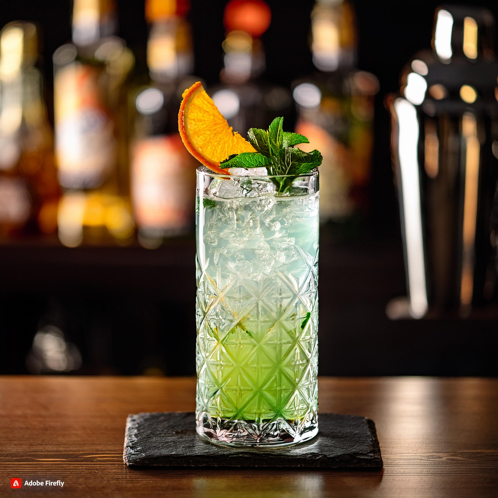 Matcha Yuzu Gin Tonic